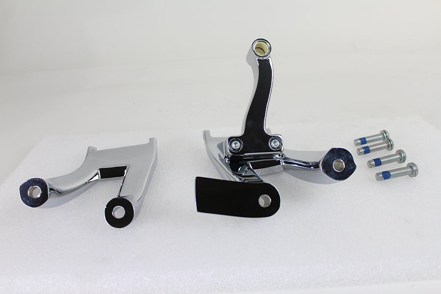 OE M-8 chrome driver footboard mount kit 27-0181 for motorcycle footboard installation