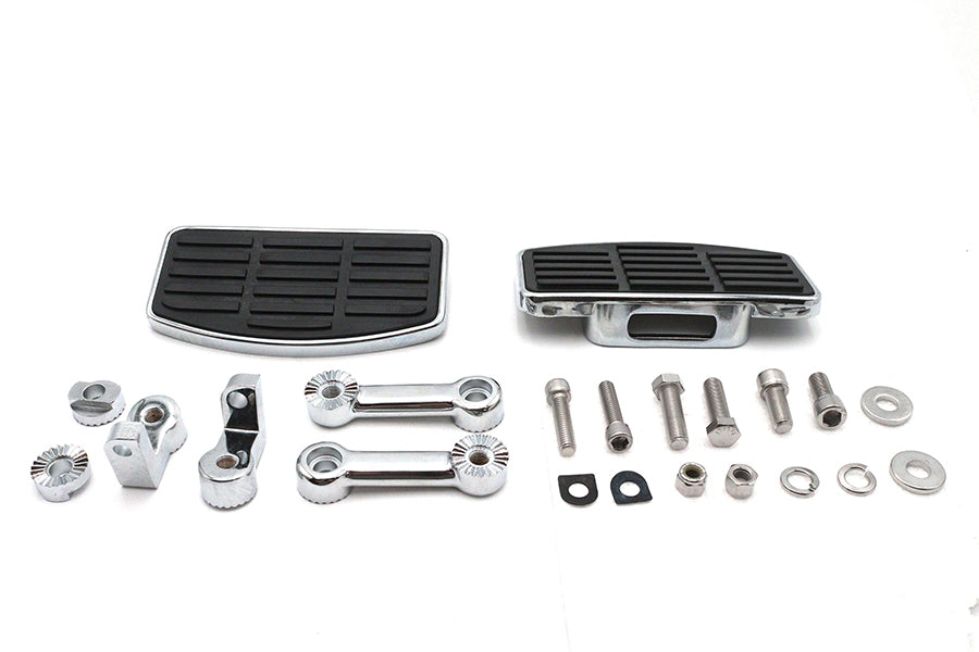 Wyatt Gatling 73032 mini driver adjustable footboard kit with motorcycle footpeg mounting hardware