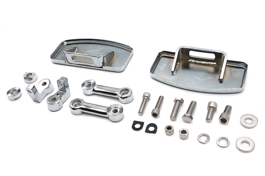 Wyatt Gatling Mini Driver Adjustable Footboard Kit with motorcycle footpeg components