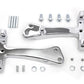 Wyatt Gatling 77496C chrome passenger footboard support kit for motorcycle footpeg installation