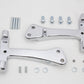 Wyatt Gatling 77496C chrome passenger footboard support kit for motorcycle footpegs and footboards