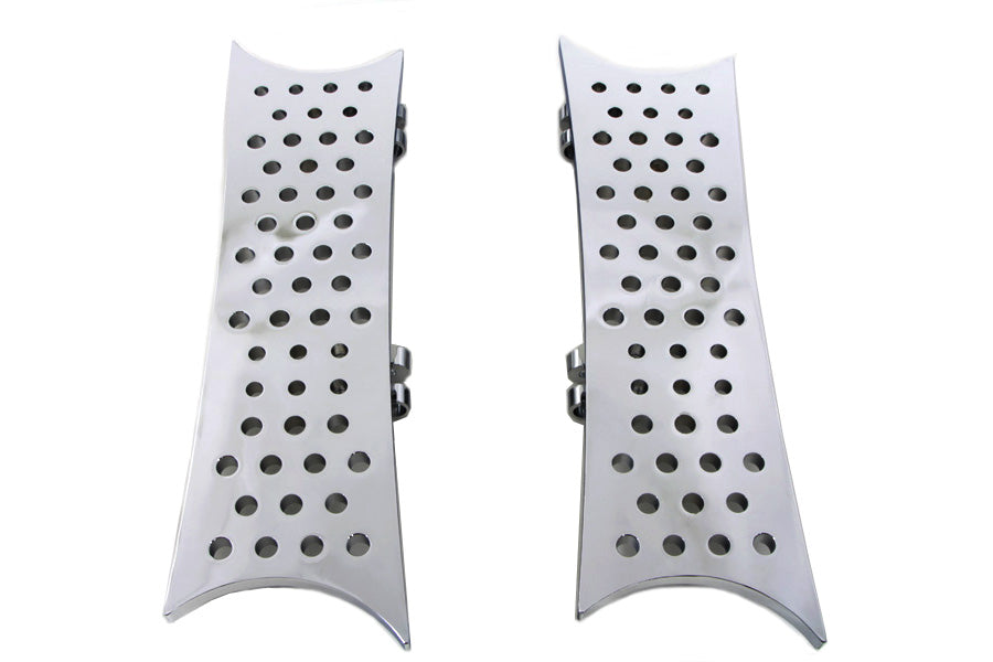 Wyatt Gatling 8846 Driver Chrome Shooter Footboard Set for motorcycle
