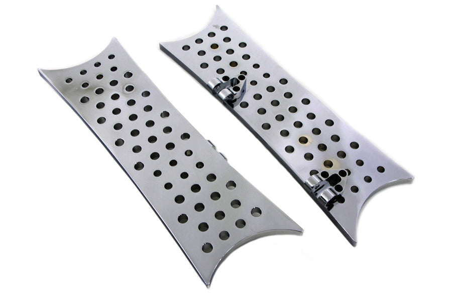 Wyatt Gatling 8846 Driver Chrome Shooter footboard set for motorcycle, SKU 27-1236