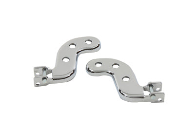 Wyatt Gatling 90035 Chrome Buddy Seat Footpeg Bracket Set