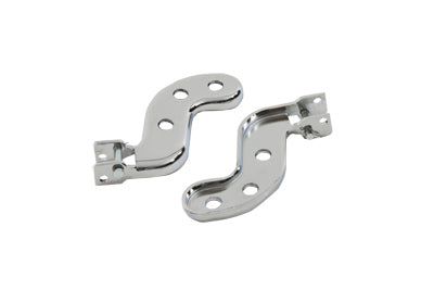Wyatt Gatling Chrome Buddy Seat Footpeg Bracket Set for motorcycle footboards