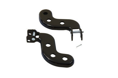 Wyatt Gatling 90035B Black Buddy Seat Footpeg Bracket Set