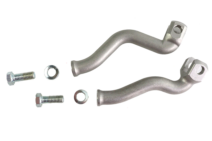 AEE Mid Footpeg Support Bar Set 27-1882 for motorcycle footpegs, black metal support bars