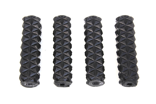 V-Twin 78319R Standard Pedal Rubber Set, 28-0073