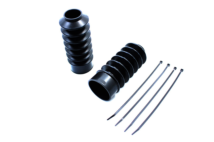 V-Twin 19WHD03213 39mm Gator Fork Boots for FXD