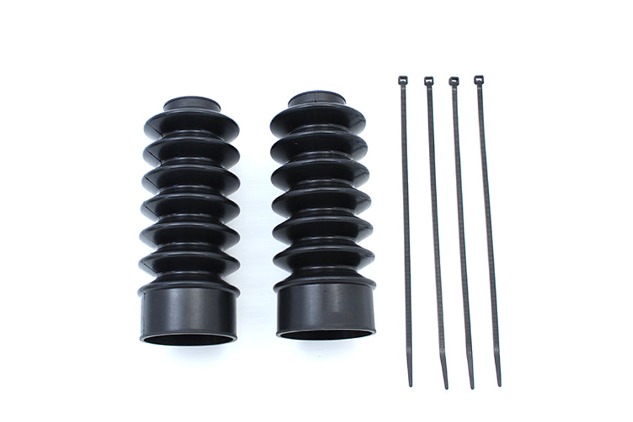 V-Twin 19WHD03213 39mm Gator Fork Boots for FXD