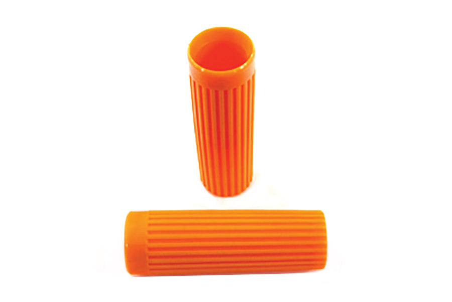 V-Twin 28-0837 replica orange handlebar grip and seat set for motorcycle handlebar control