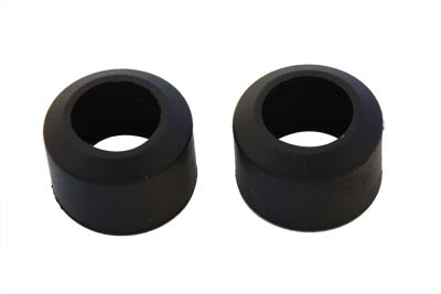 V-Twin 71480 33mm Black Rubber Fork Boots, SKU 28-0900