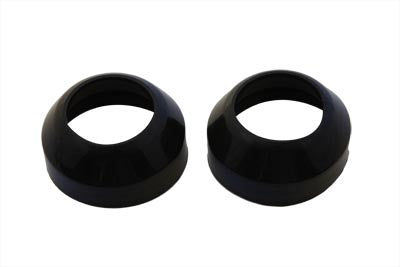 V-Twin 28-0904 41mm black rubber front fork boots for Harley-Davidson FXST