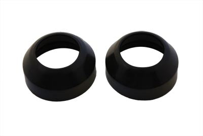 V-Twin 28-0909 41mm Black Rubber Fork Boots, Set of 2