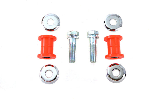 V-Twin 28-1326 heavy-duty riser bolt bushing kit, 1/2-13 x 2-inch handlebar control hardware
