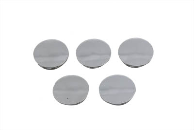 Gardner-Westcott 43579 chrome visor snap-in hole plugs, 5-pack for lighting fixtures