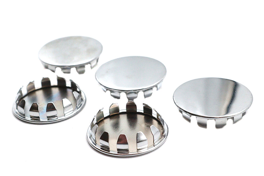 Gardner-Westcott 43579 chrome visor snap-in hole plug 5-pack for lighting fixture repair