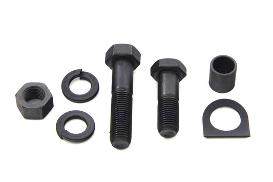 V-Twin 2894-7T Parkerized Starter Crank and Kick Starter Pedal Mounting Kit
