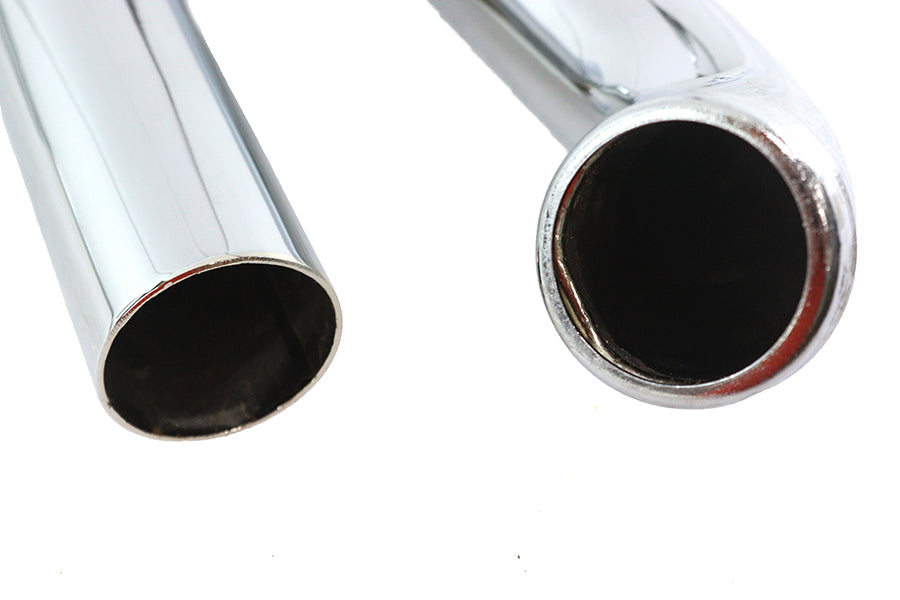 Paughco 716B2 chrome exhaust header set for motorcycle, SKU 29-0086