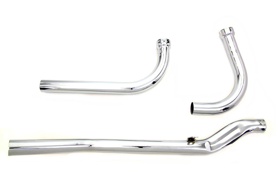 Paughco 715B Panhead Upsweep Exhaust Header Set