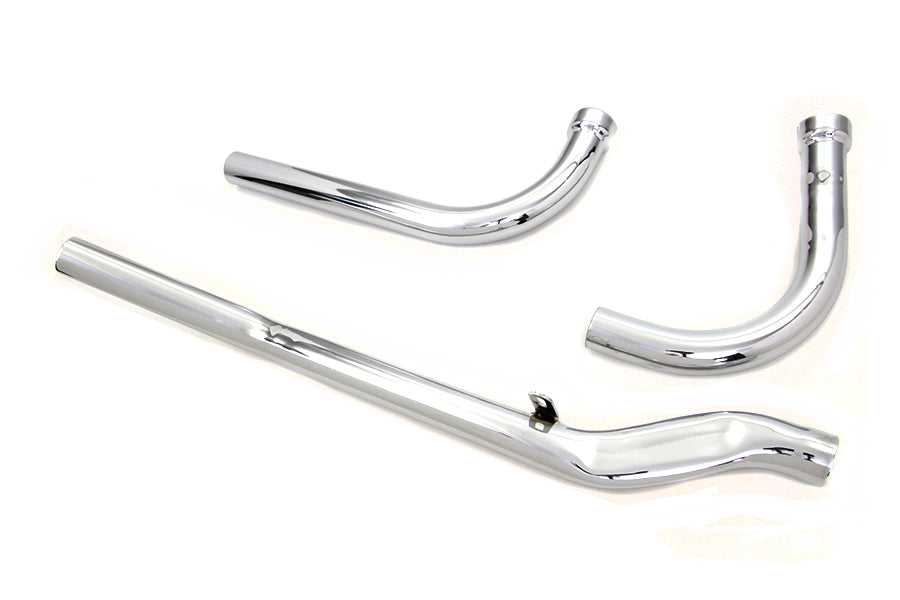 Paughco 715B Panhead Upsweep Exhaust Header Set