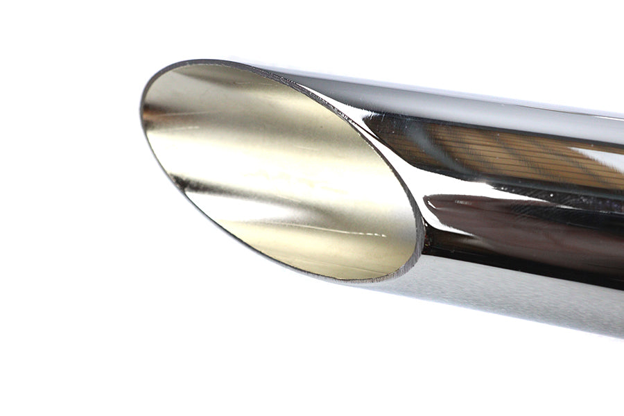 Paughco 719B2S Exhaust Drag Pipe Set, Slash Cut, SKU 29-0114