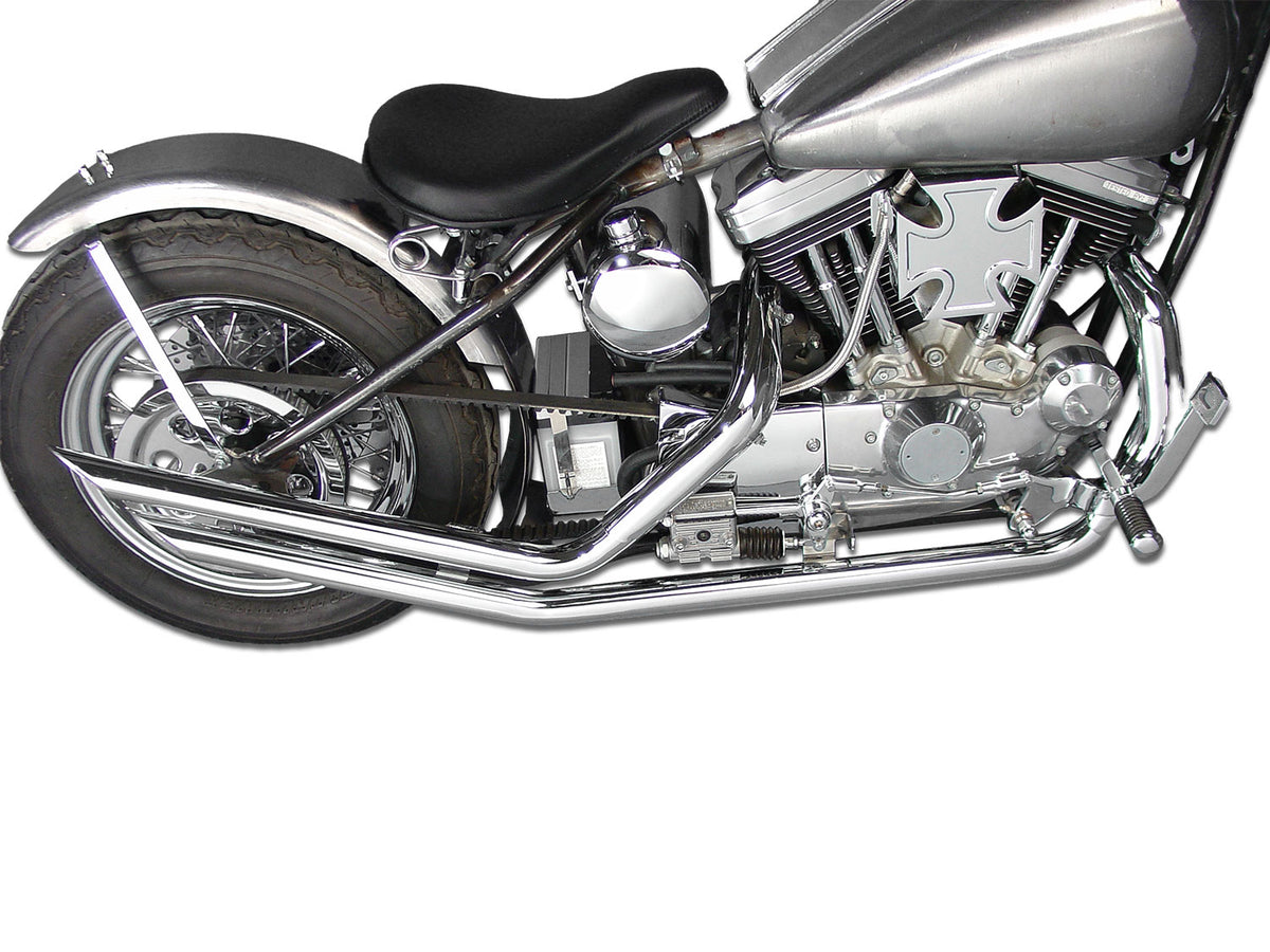 Paughco 719-1SUS Exhaust Drag Pipe Set Slash End