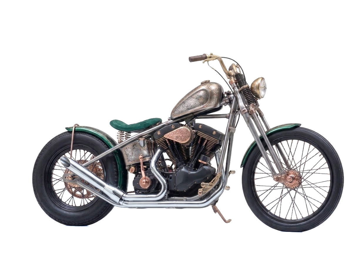 V-Twin 29-0821 Chrome Alphabet 2 into 1 Exhaust Header System