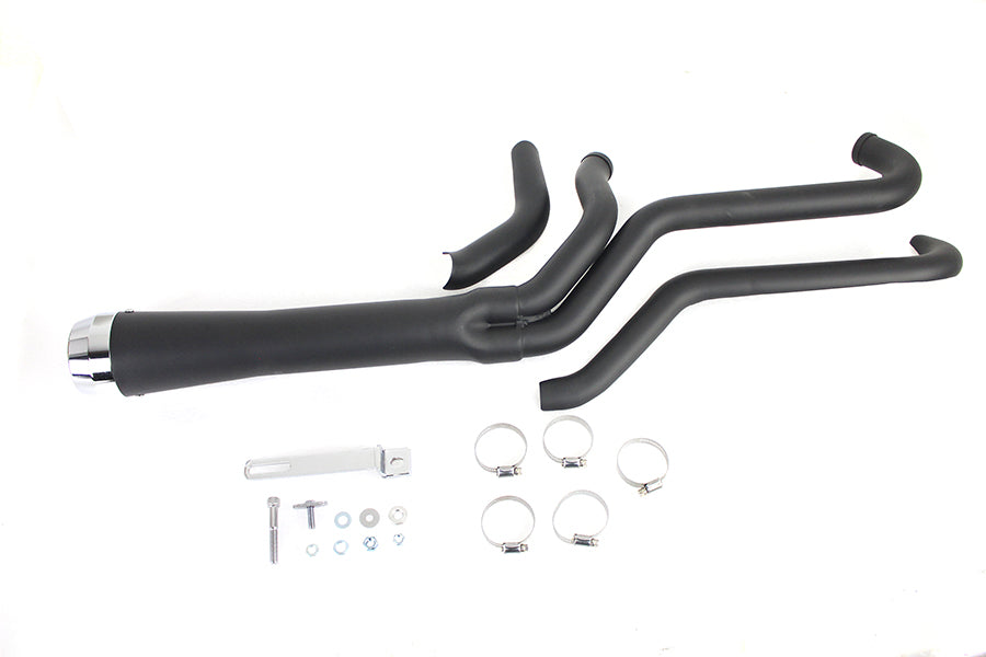 Wyatt Gatling 8889 2:1 megaphone header set exhaust pipes, chrome finish