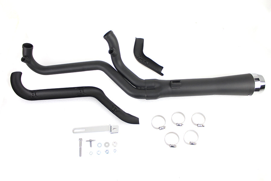 Wyatt Gatling 8889 2:1 megaphone header set exhaust pipes in chrome finish