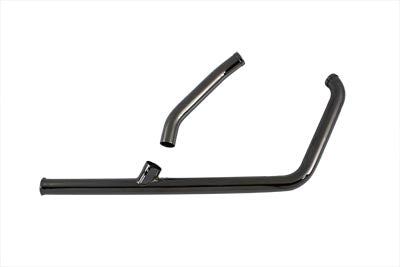 Paughco 733C5 2-into-1 FLT exhaust header pipe set in chrome finish