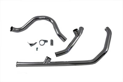 Paughco 735-5 Dual Crossover Exhaust System Chrome