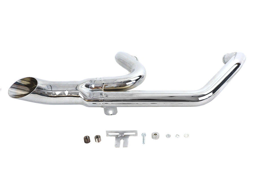 Wyatt Gatling Butte chrome exhaust system for 2004 motorcycle