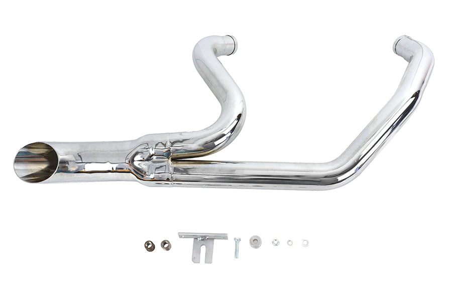 Wyatt Gatling Butte Chrome Exhaust System for 2004 motorcycles