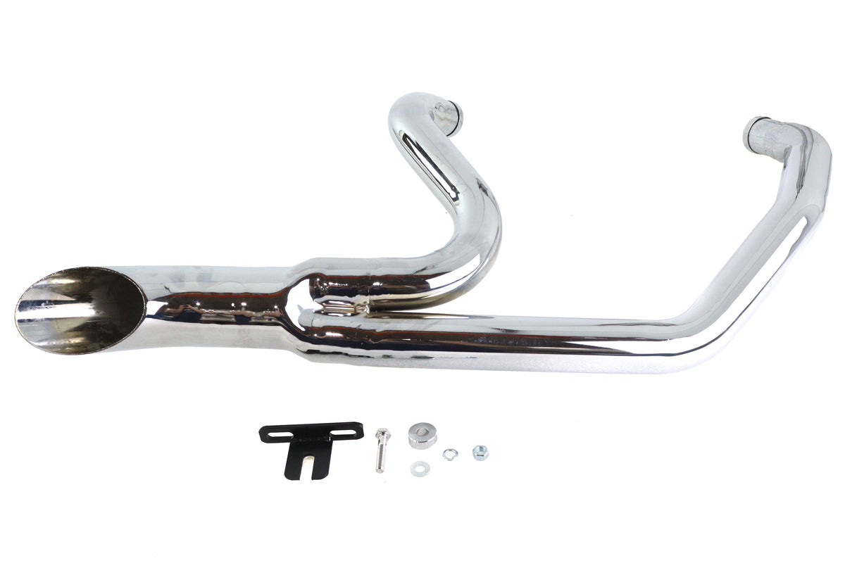 Wyatt Gatling Butte chrome exhaust system for 2007 motorcycle