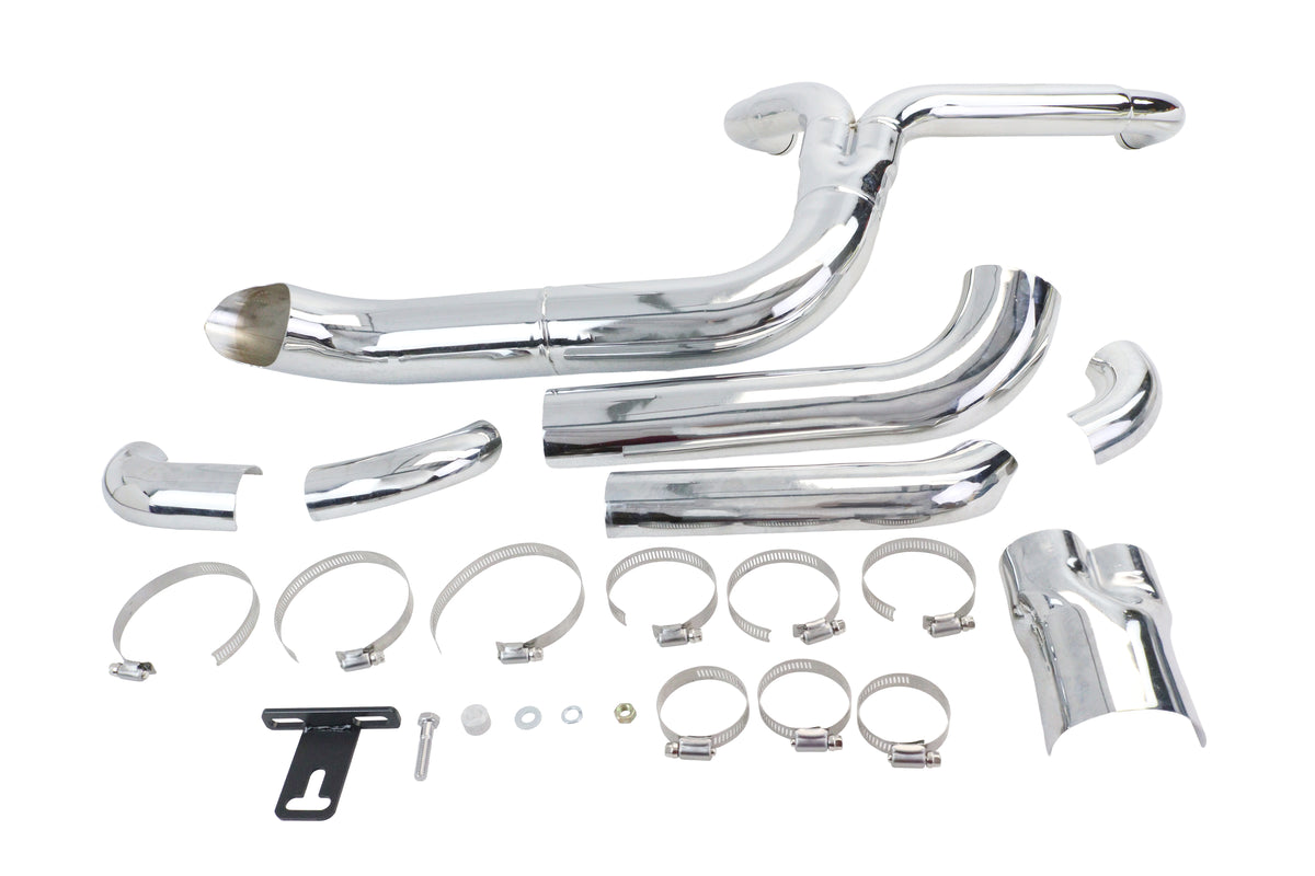 V-Twin 2023 Speedster 1-3/4-inch 2-into-1 chrome exhaust header set