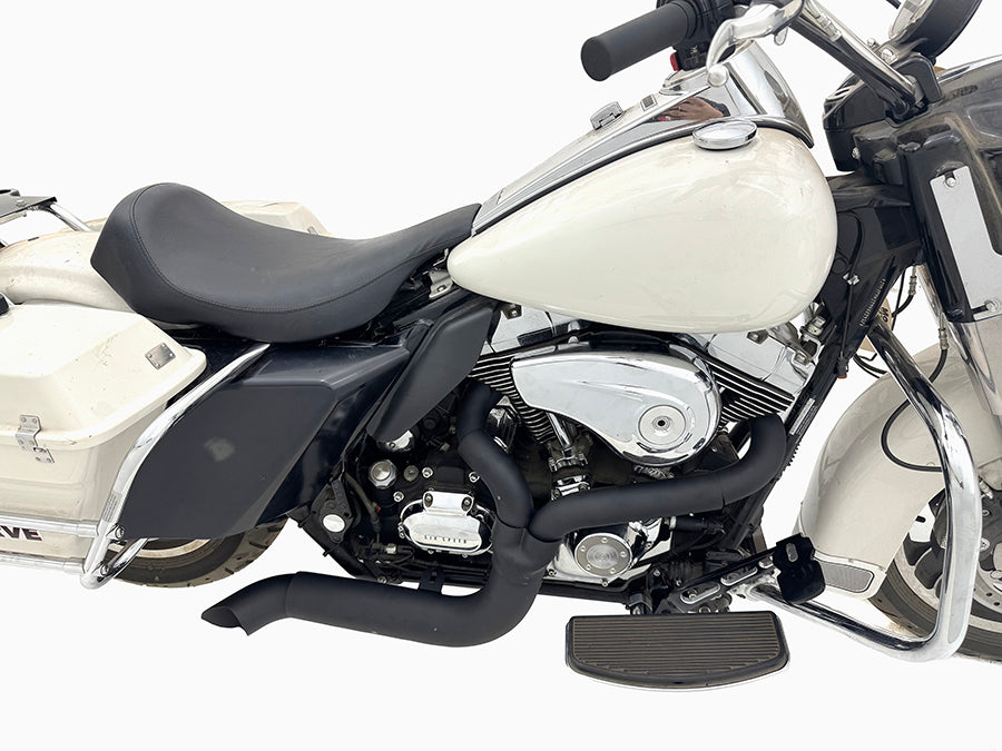 V-Twin 2025 Speedster 1-3/4 inch 2-into-1 black exhaust header set