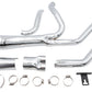 V-Twin Factory Sample Cyclone 1-3/4 inch 2-into-1 exhaust header set, chrome finish