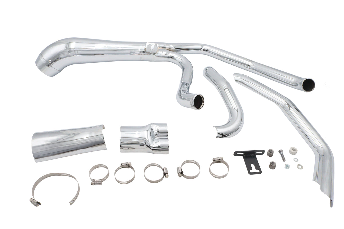 V-Twin Factory Sample Cyclone 1-3/4-inch 2-into-1 exhaust header set 29-2130