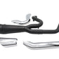 V-Twin Factory Sample 2:1 exhaust header set in black, model 29-2132a