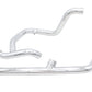 V-Twin Factory Sample Dual Crossover Chrome Exhaust System, model 29-2140a viewed from the side