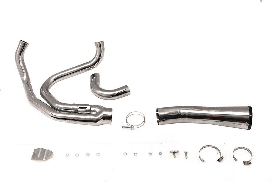 Wyatt Gatling 3165 Road Rage chrome exhaust header system for motorcycle applications
