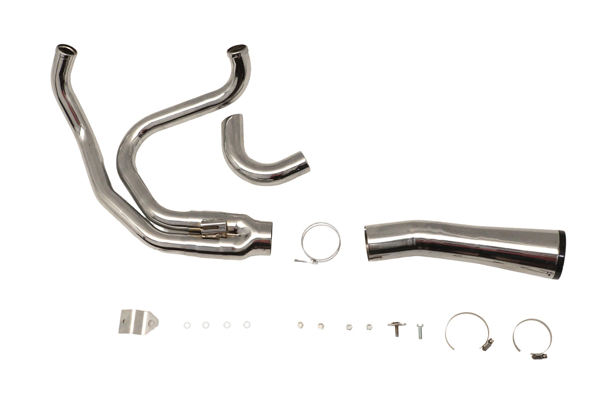 Wyatt Gatling 3165 Road Rage chrome exhaust header system for motorcycle engines