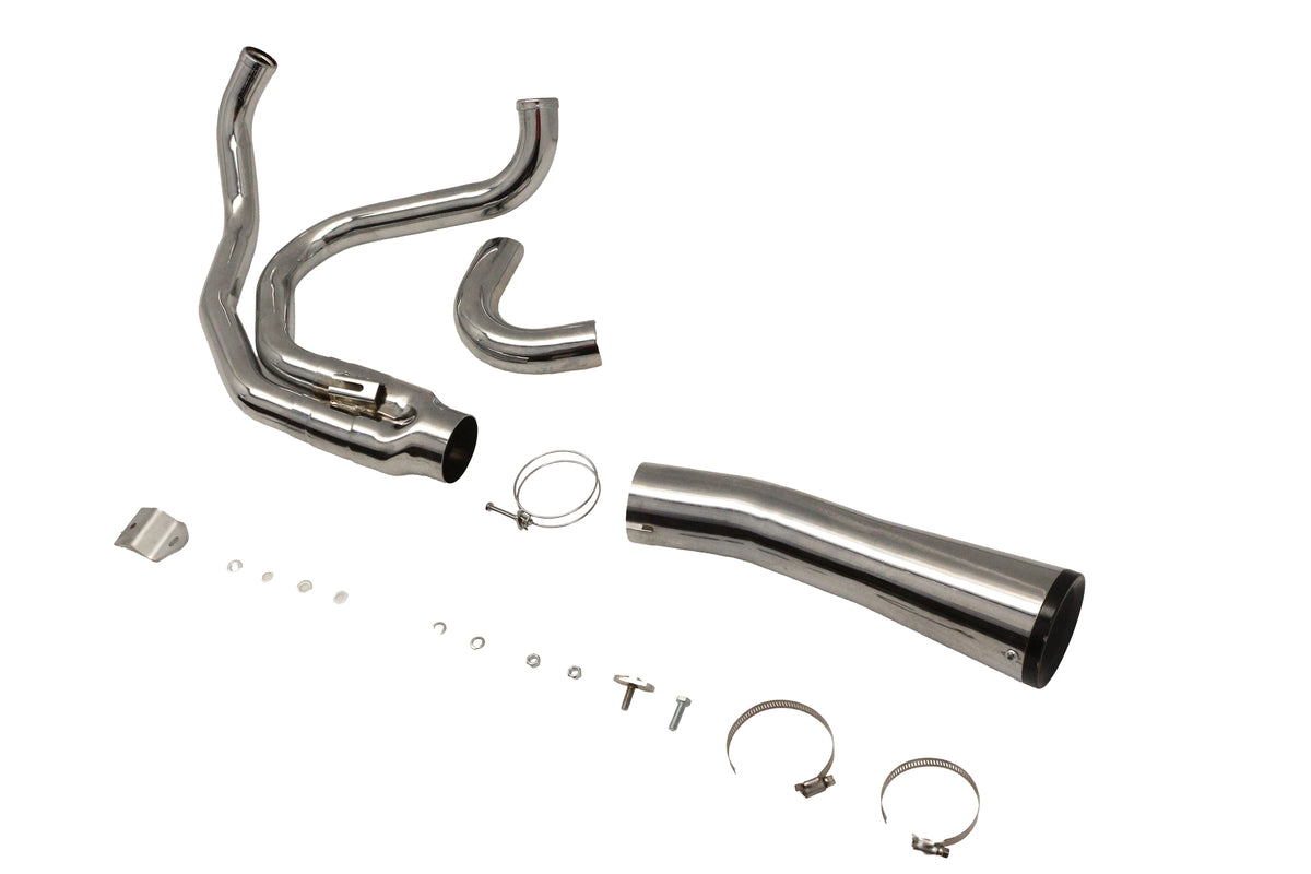 Wyatt Gatling 3165 Road Rage chrome exhaust header system for motorcycle customization