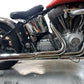 V-Twin Wyatt Gatling Holeshot exhaust set in chrome finish, model 8758