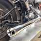 V-Twin Wyatt Gatling Holeshot chrome exhaust set for motorcycles