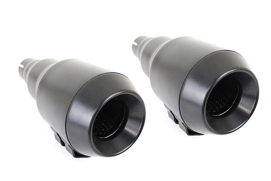 V-Twin 30-0068 Grenade Muffler Set Black