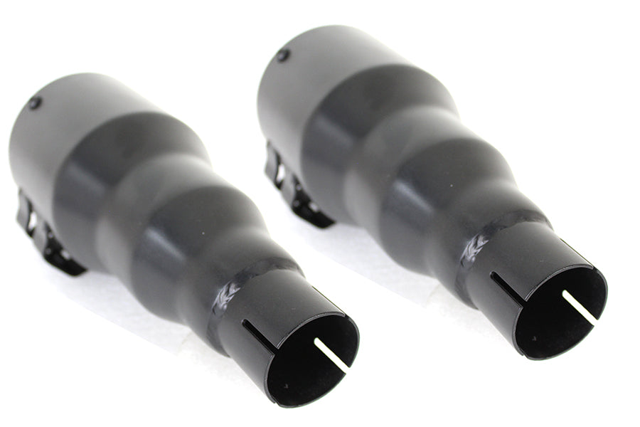 V-Twin 30-0068 Grenade Muffler Set Black