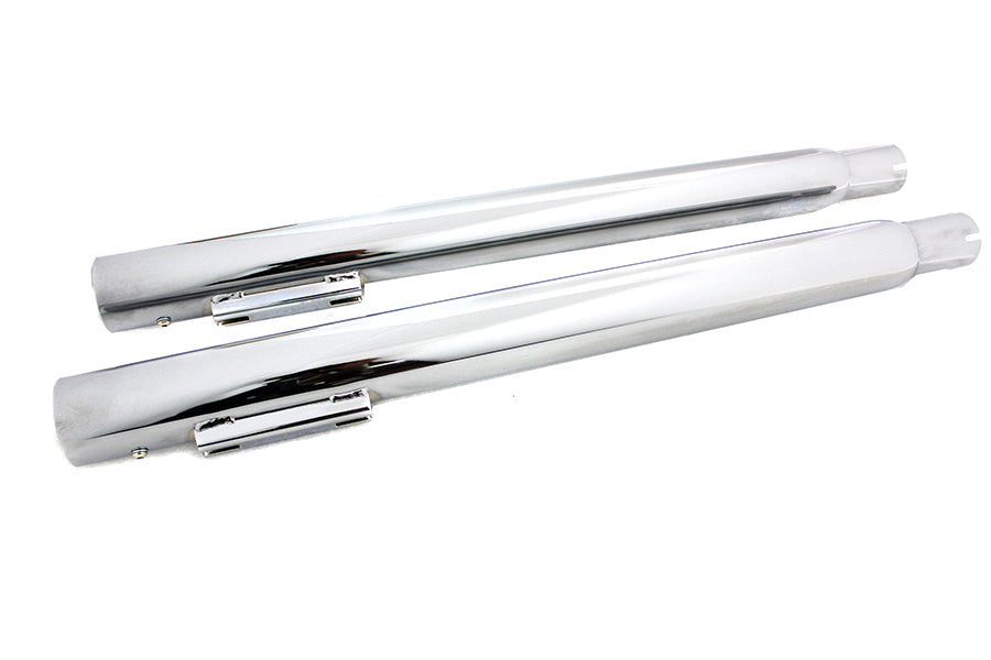 Wyatt Gatling Dumper Exhaust Straight Pipe Set 08-6147, polished exhaust pipes, image 30-0349a.jpg