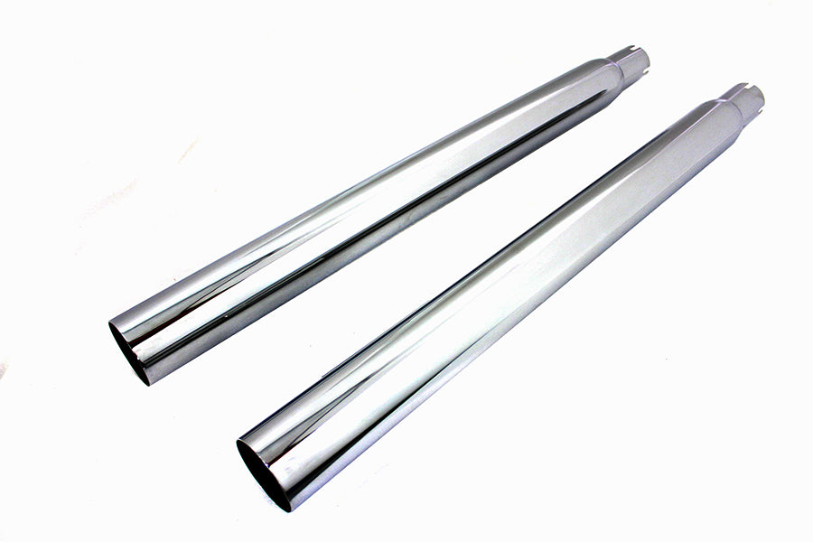 Wyatt Gatling Dumper Exhaust Straight Pipe Set 08-6147, polished metal pipes